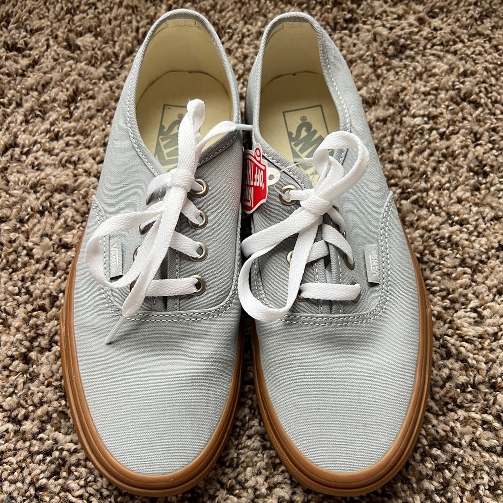 Brand new Gray vans.